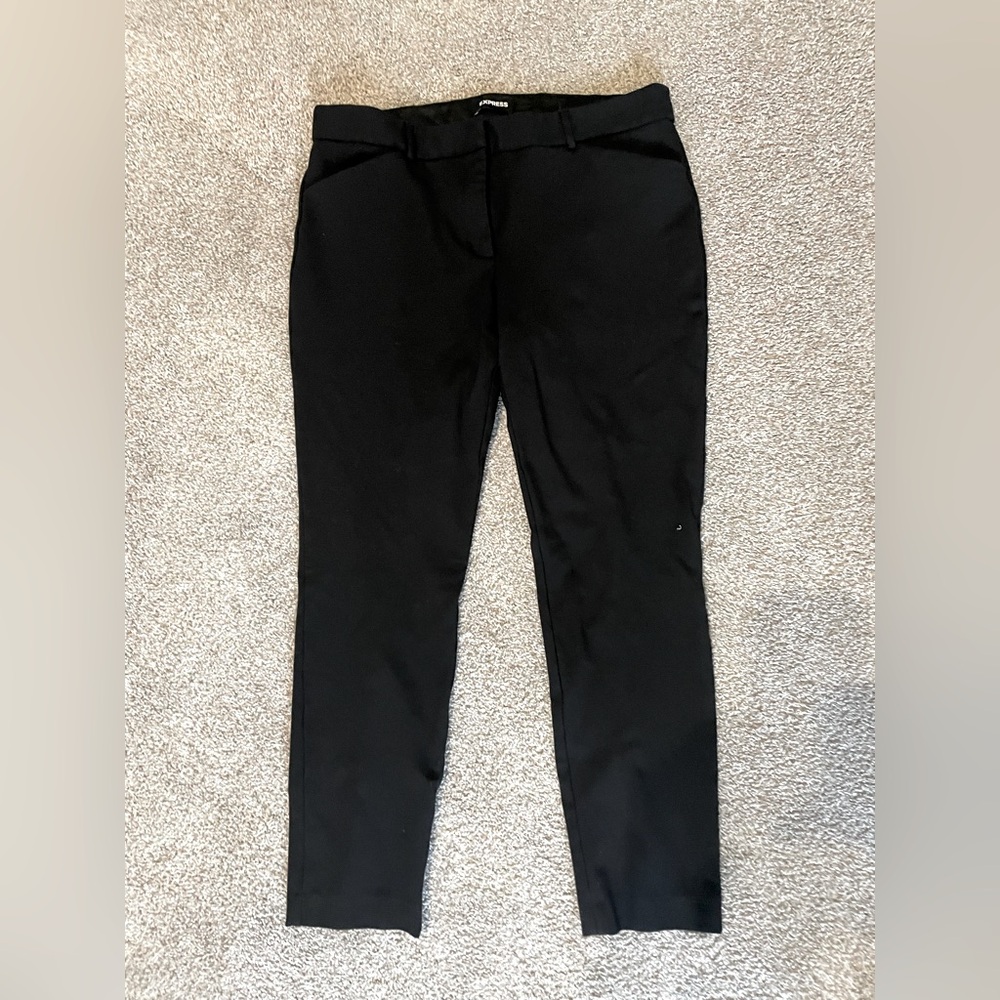 Express Black Stretch Ankle Pant